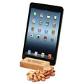 Hard Maple iPad  Holder/Tablet Stand with Extra Fancy Jumbo Cashews